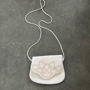 Vintage EUC Rare 2 Sided Same Design Beaded Purse